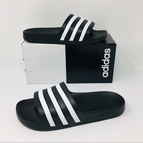 adilette aqua slides black